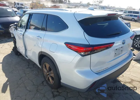 2022 Toyota Highlander Hybrid Xle Bronze Edition z USA, uszkodzony, nr VIN 5TDAARAH7NS511204